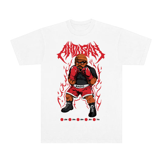 Oh Kay Boxer Tee - White