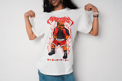 Oh Kay Boxer Tee - White