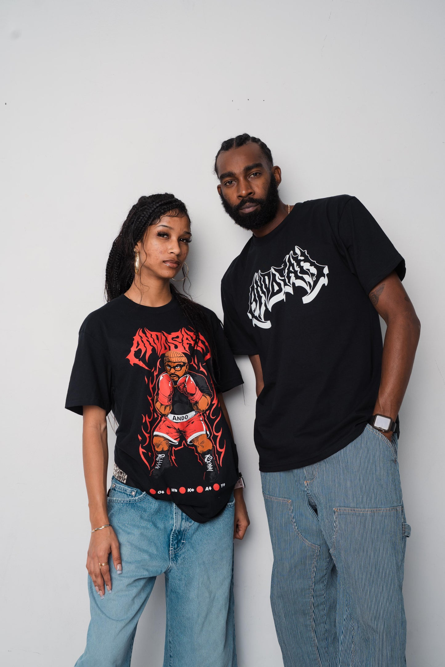 Oh Kay Boxer Tee - Black